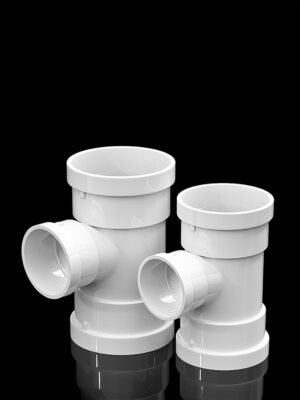 3Way Elbow PVC Fittings, 90 Degree PVC Elbow Side Outlet Tee