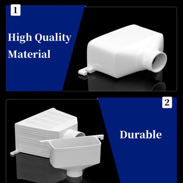 PVC sump drain pipe rainwater receiving hopper pipe collecting hopper falling sump dual-use sump sewer pipe accessories