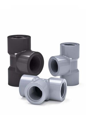 PVC Pipe Fitting - Tee - (FIPT x FIPT x FIPT) / High-Flow Capacity/Plumbing, Irrigation, Pool, Spa, DIY Projects