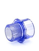 PVC Transparent Male Thread Pipe Fitting Adapter, PVC Pipe Fittings, PVC Pipe Fittings for Water Pipes, Socket x Male Thread