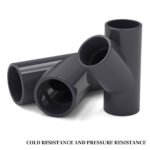 PVC 45° Tee Connector Y Type 3 Way Elbow Connector Water Supply Pipe