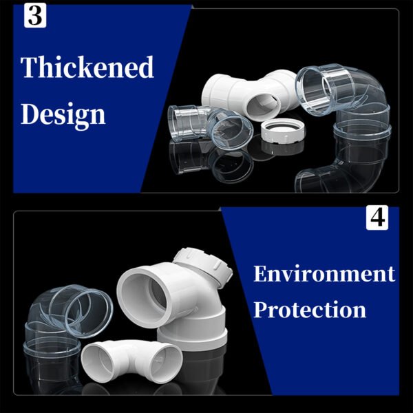 Riser inspection port 2-Way  PVC Pipe Fitting 90 Degree Elbow 45 Degree PVC Elbow Pipe Fitting Connector